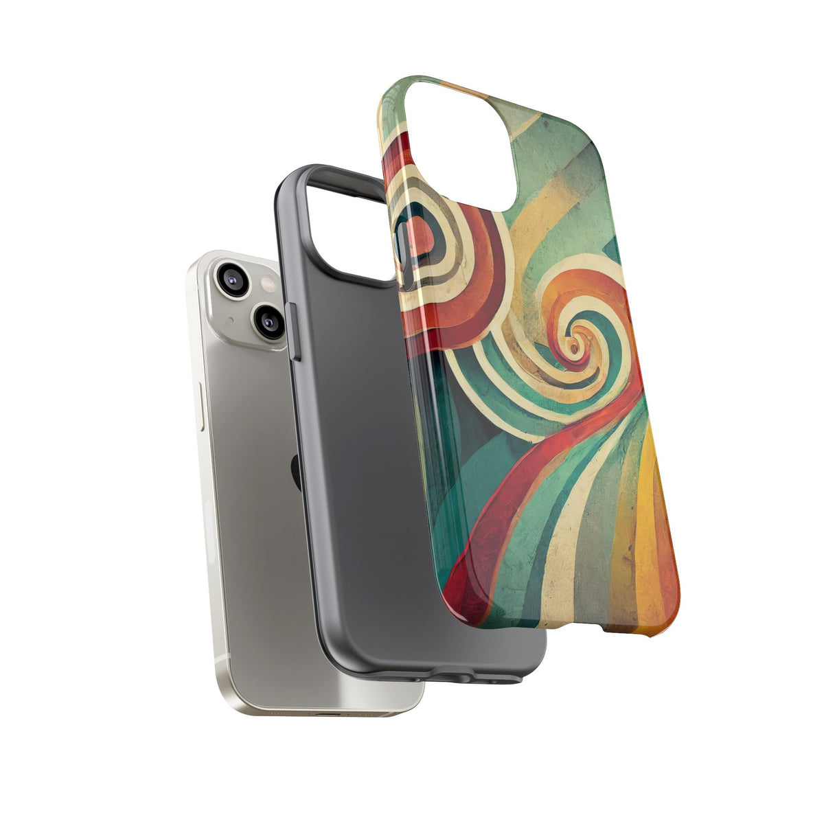 Colorful Swirl Tough Phone Case - Studio 653