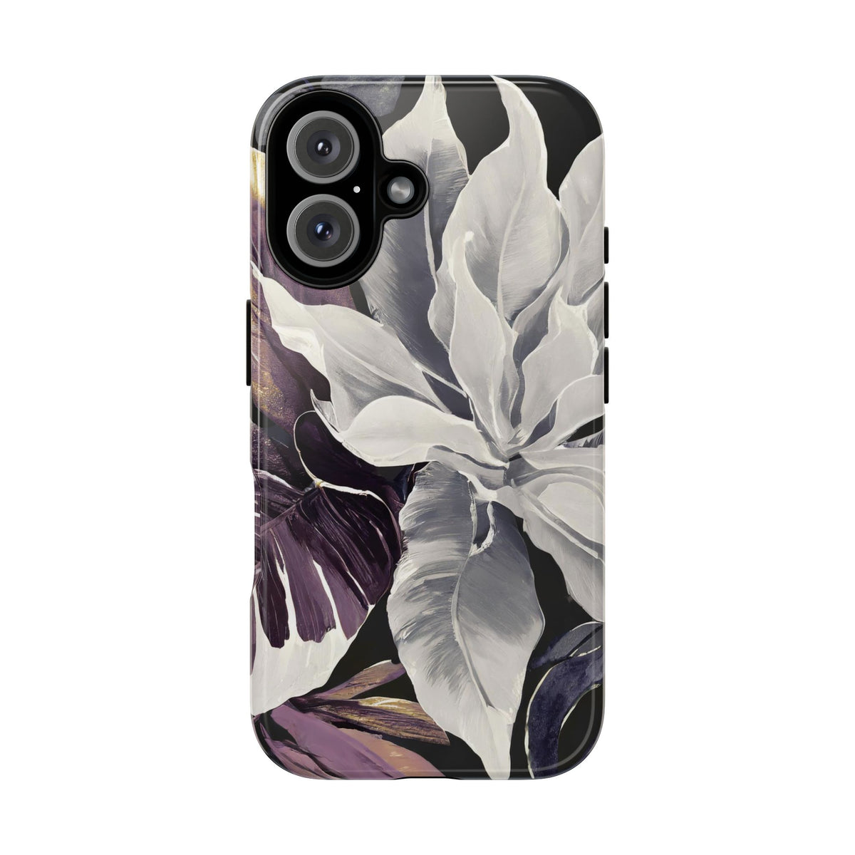 White & Plum Floral Tough Phone Case - Studio 653