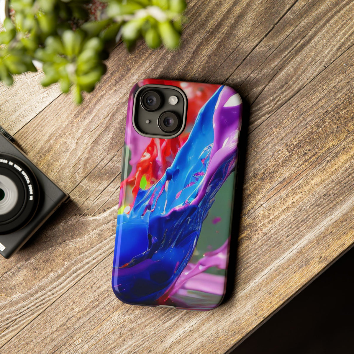 Vibrant Color Splash Tough Phone Case - Studio 653