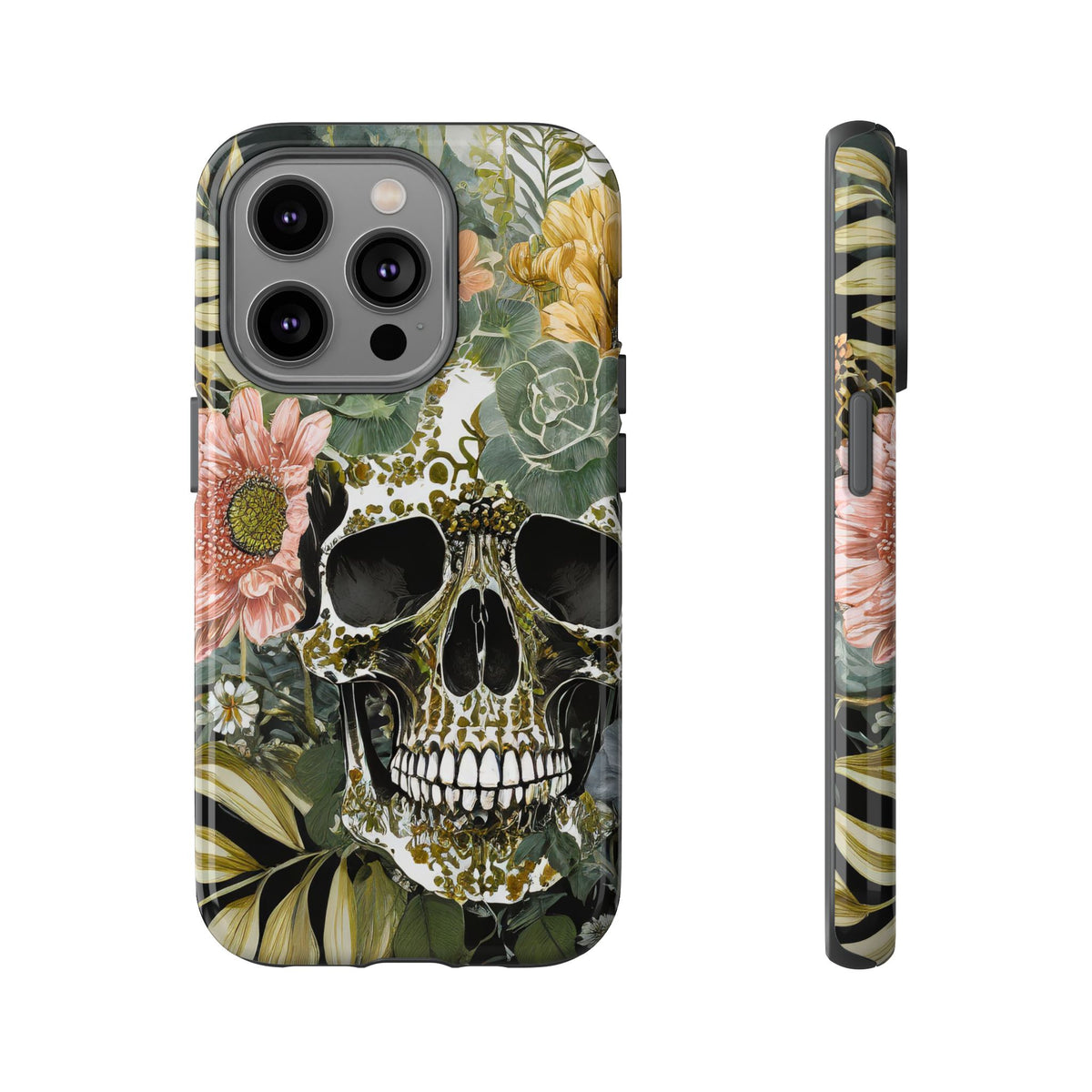 Floral Skull Tough Phone Case - Studio 653