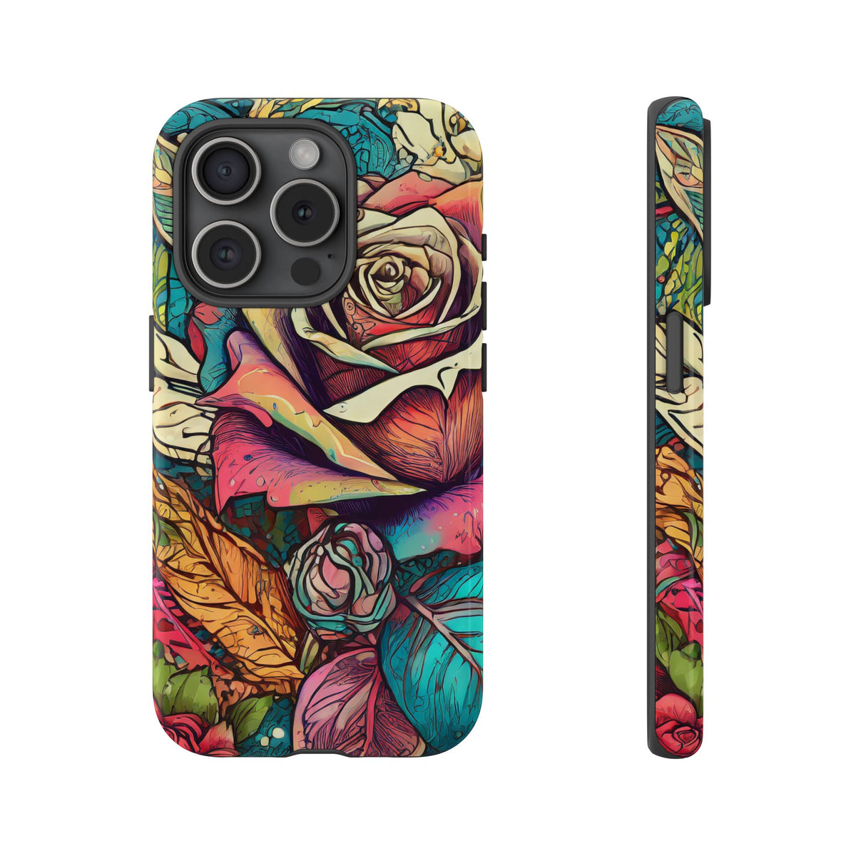 Colorful Roses Tough Phone Case - Studio 653