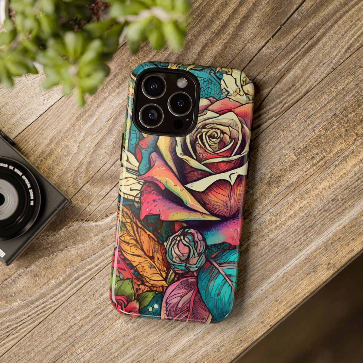 Colorful Roses Tough Phone Case - Studio 653