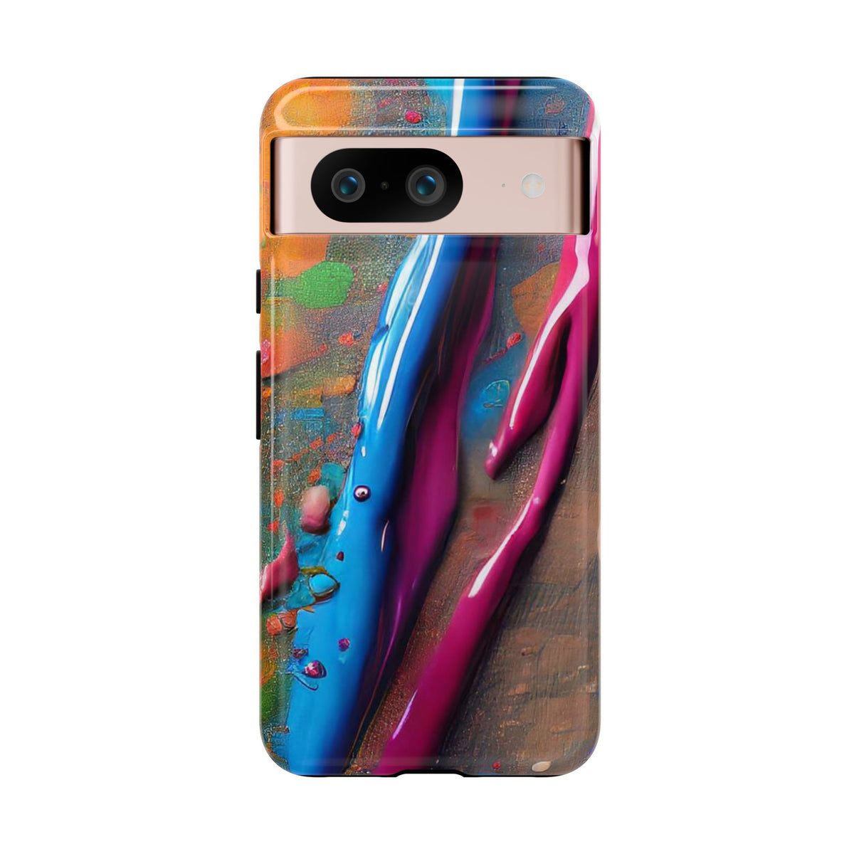 Colorful Artistic Paint Splatter Tough Phone Case - Studio 653