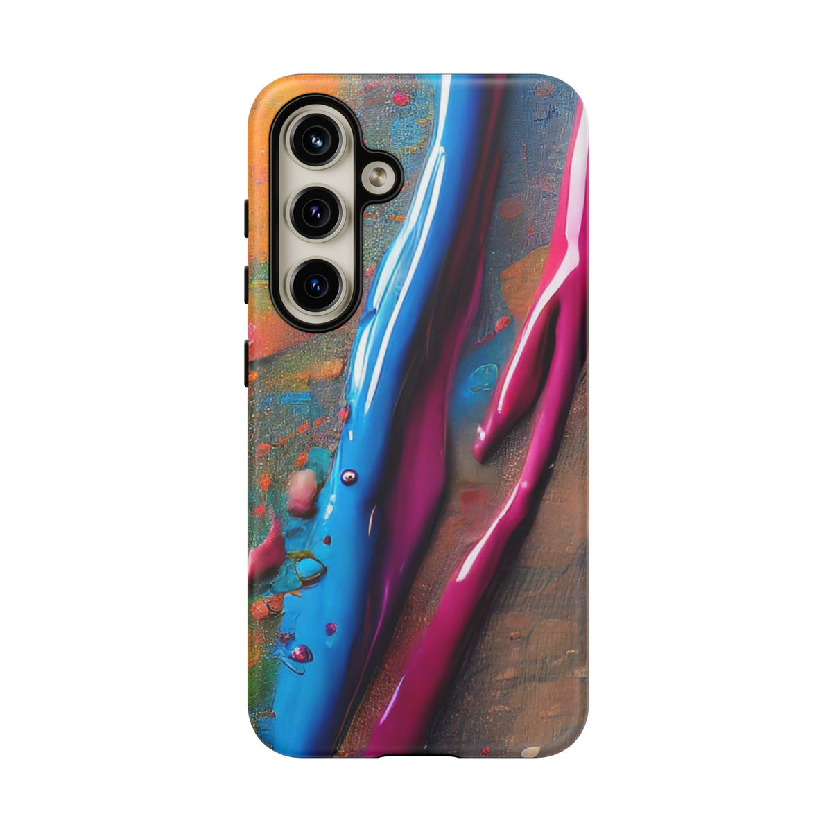 Colorful Artistic Paint Splatter Tough Phone Case - Studio 653