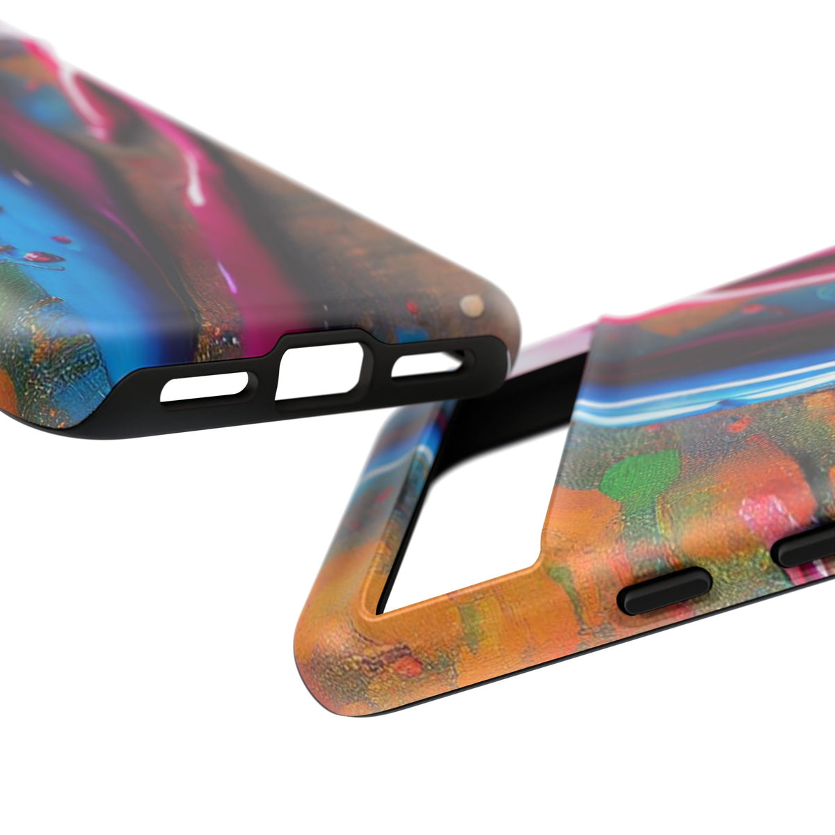 Colorful Artistic Paint Splatter Tough Phone Case - Studio 653