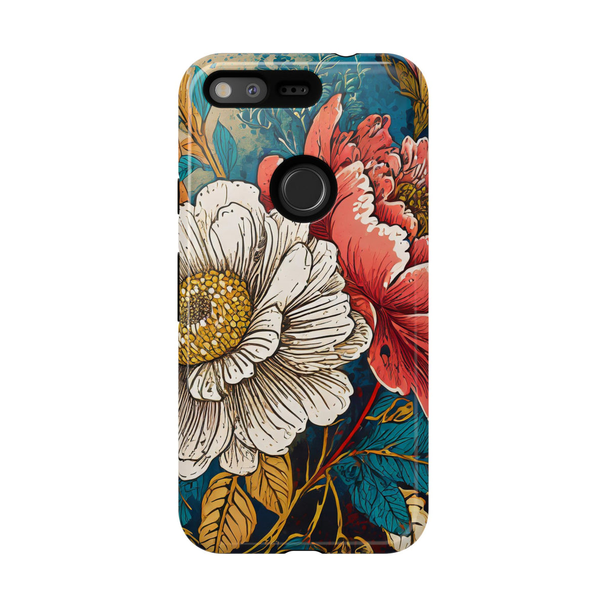 Artistic Floral Tough Phone Case - Studio 653