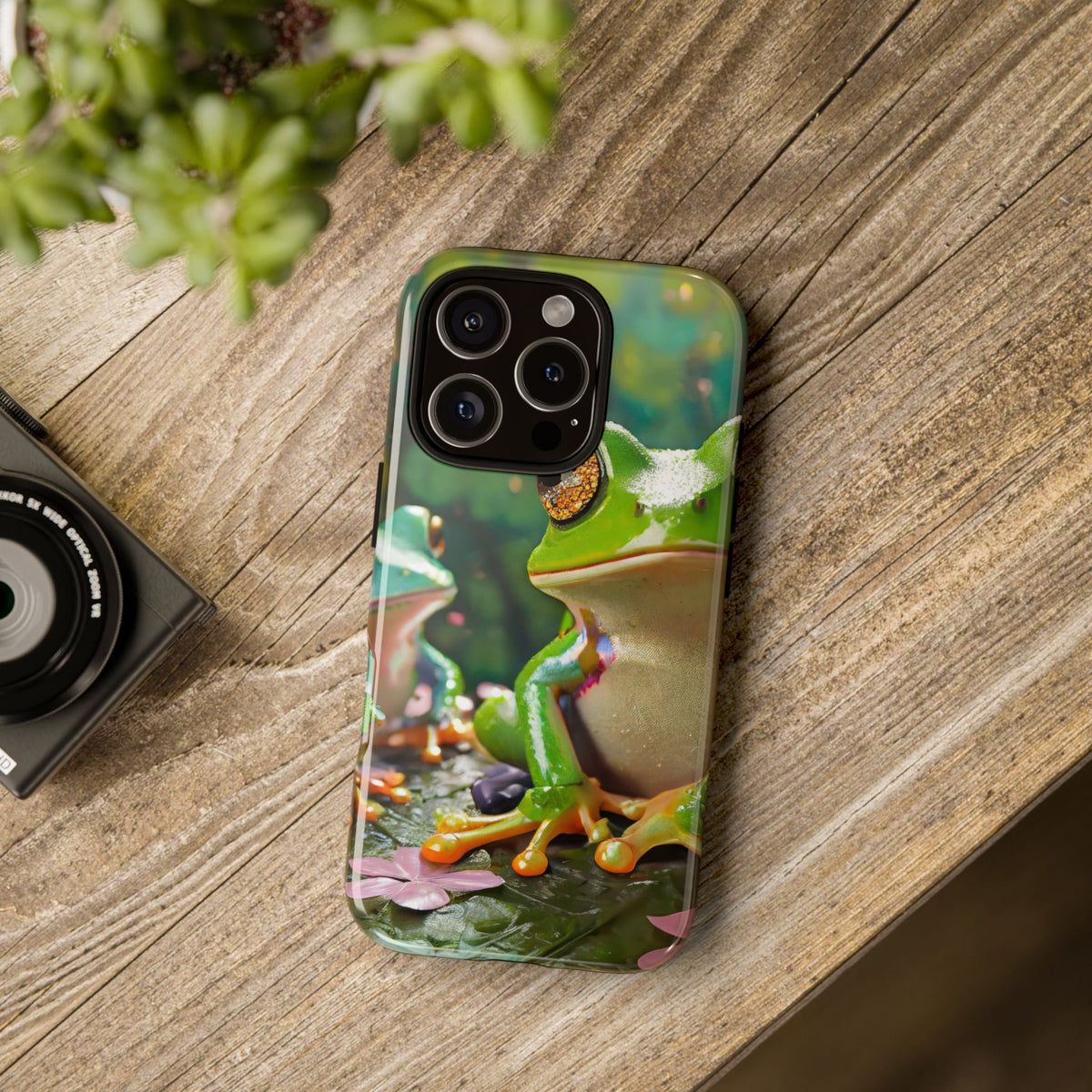 Someone Watching Colorful Frog Tough Phone Case - Studio 653