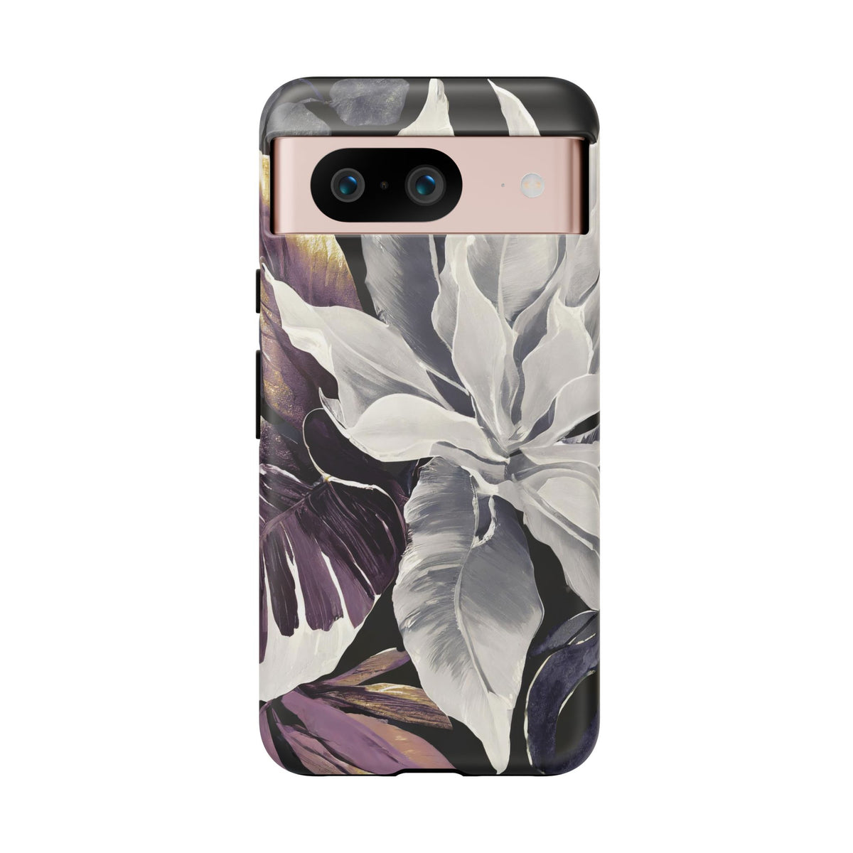 White & Plum Floral Tough Phone Case - Studio 653