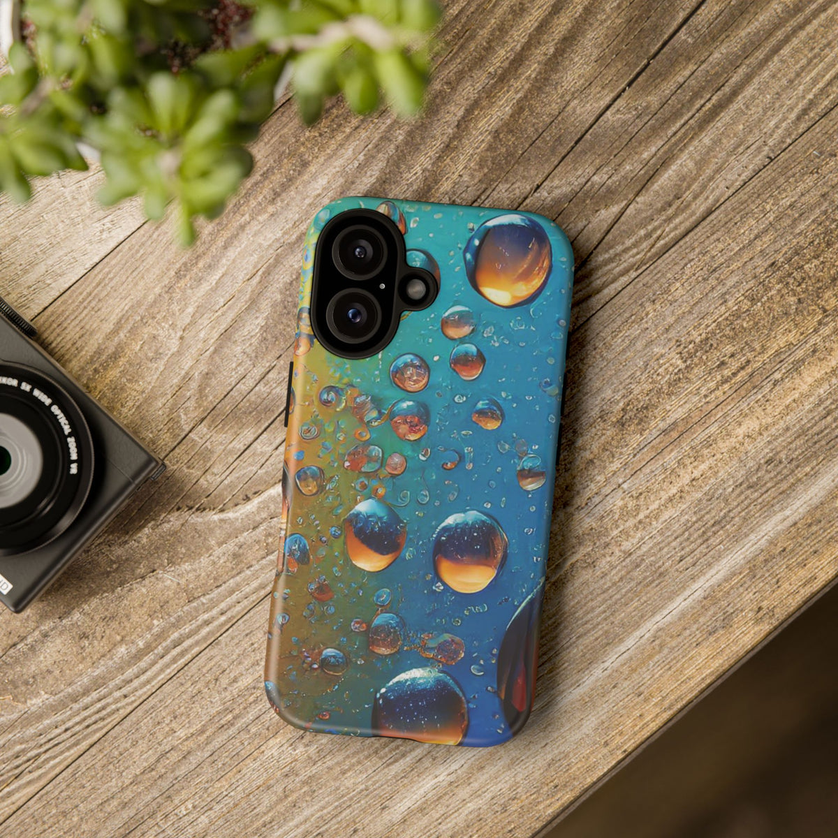 Colorful Water Droplets Tough Phone Case - Studio 653