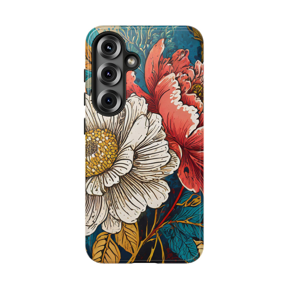 Artistic Floral Tough Phone Case - Studio 653
