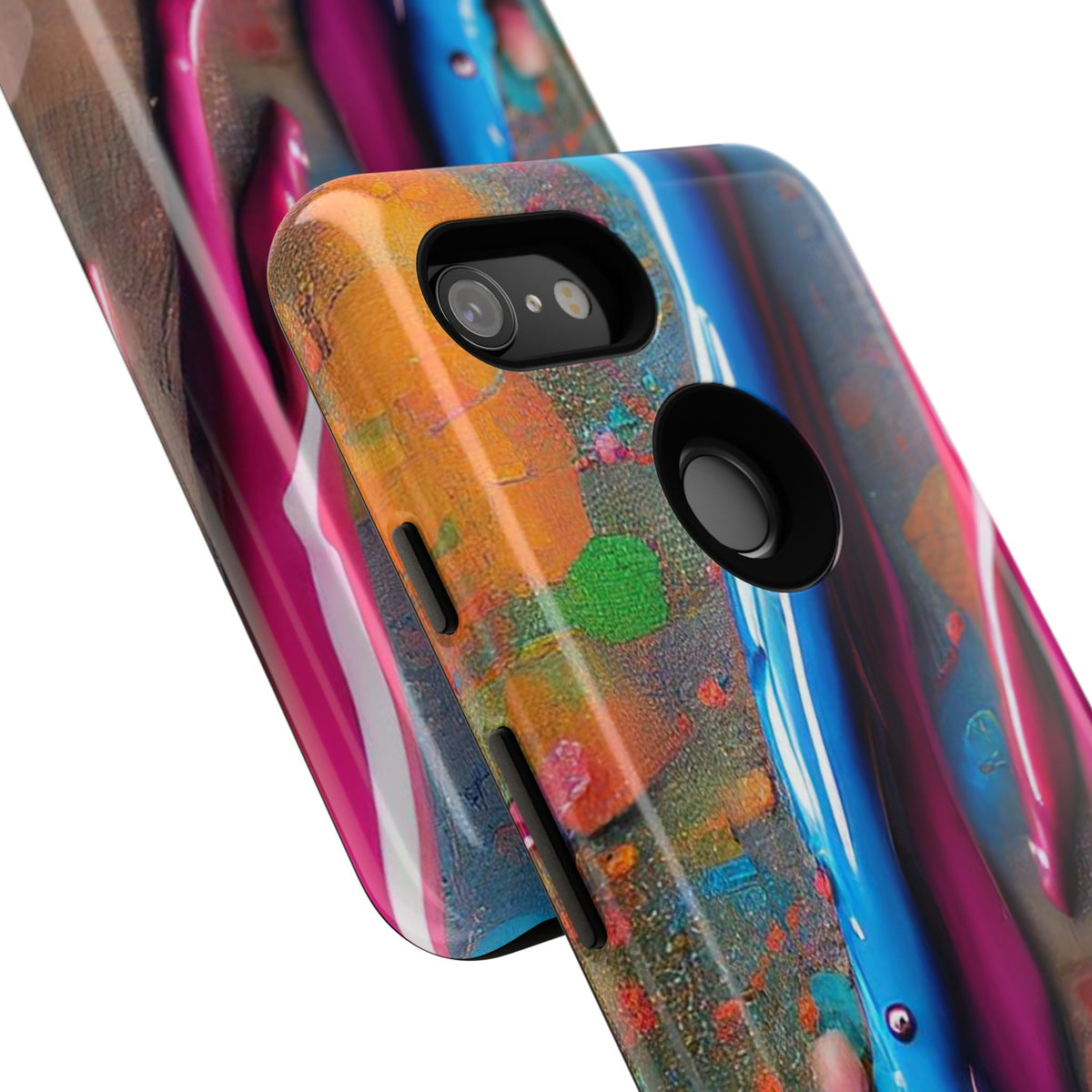 Colorful Artistic Paint Splatter Tough Phone Case - Studio 653