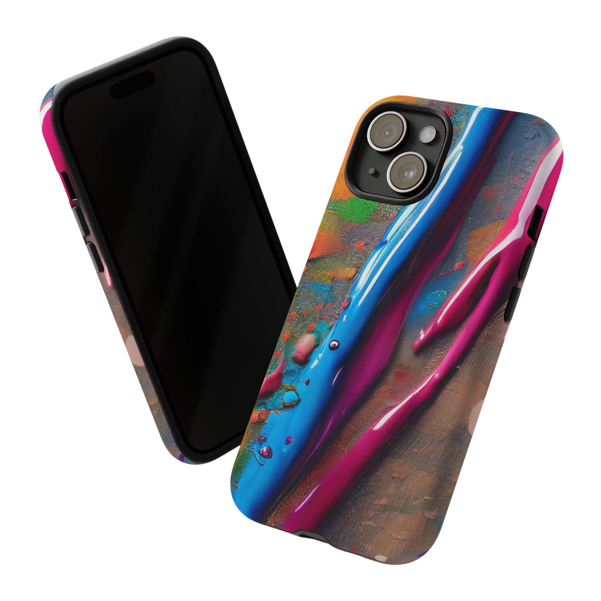 Colorful Artistic Paint Splatter Tough Phone Case - Studio 653