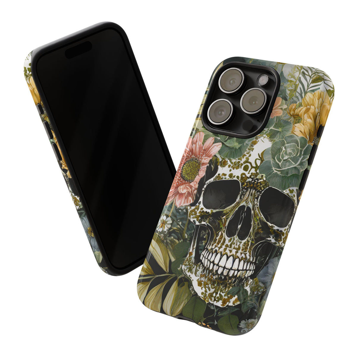Floral Skull Tough Phone Case - Studio 653