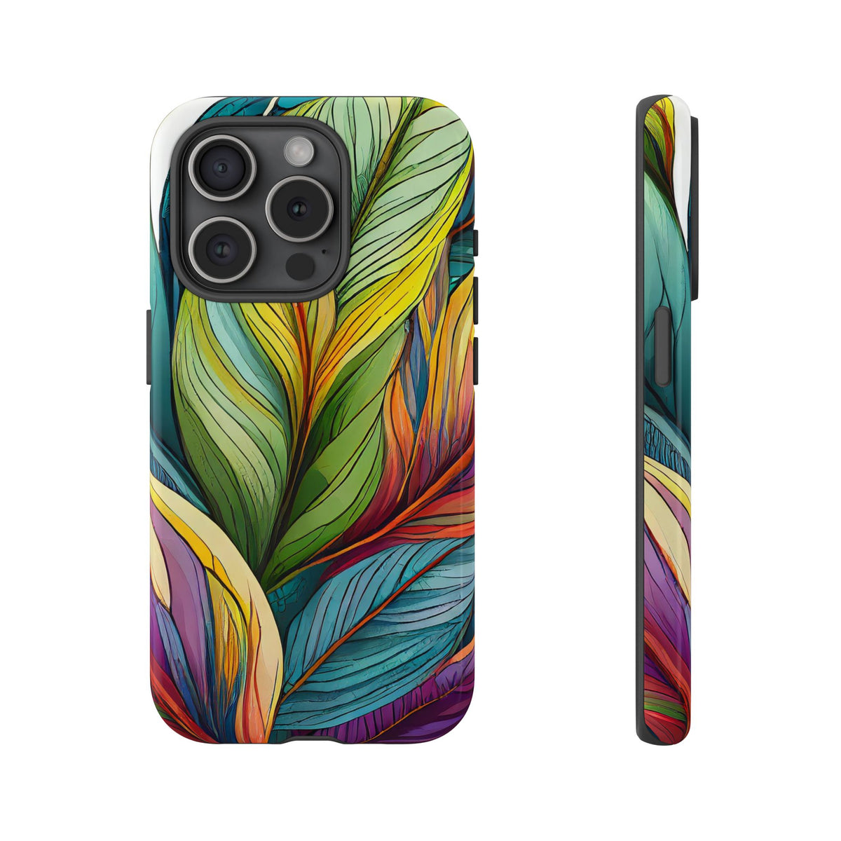 Vibrant Tropical Leaf Tough Phone Case - Studio 653