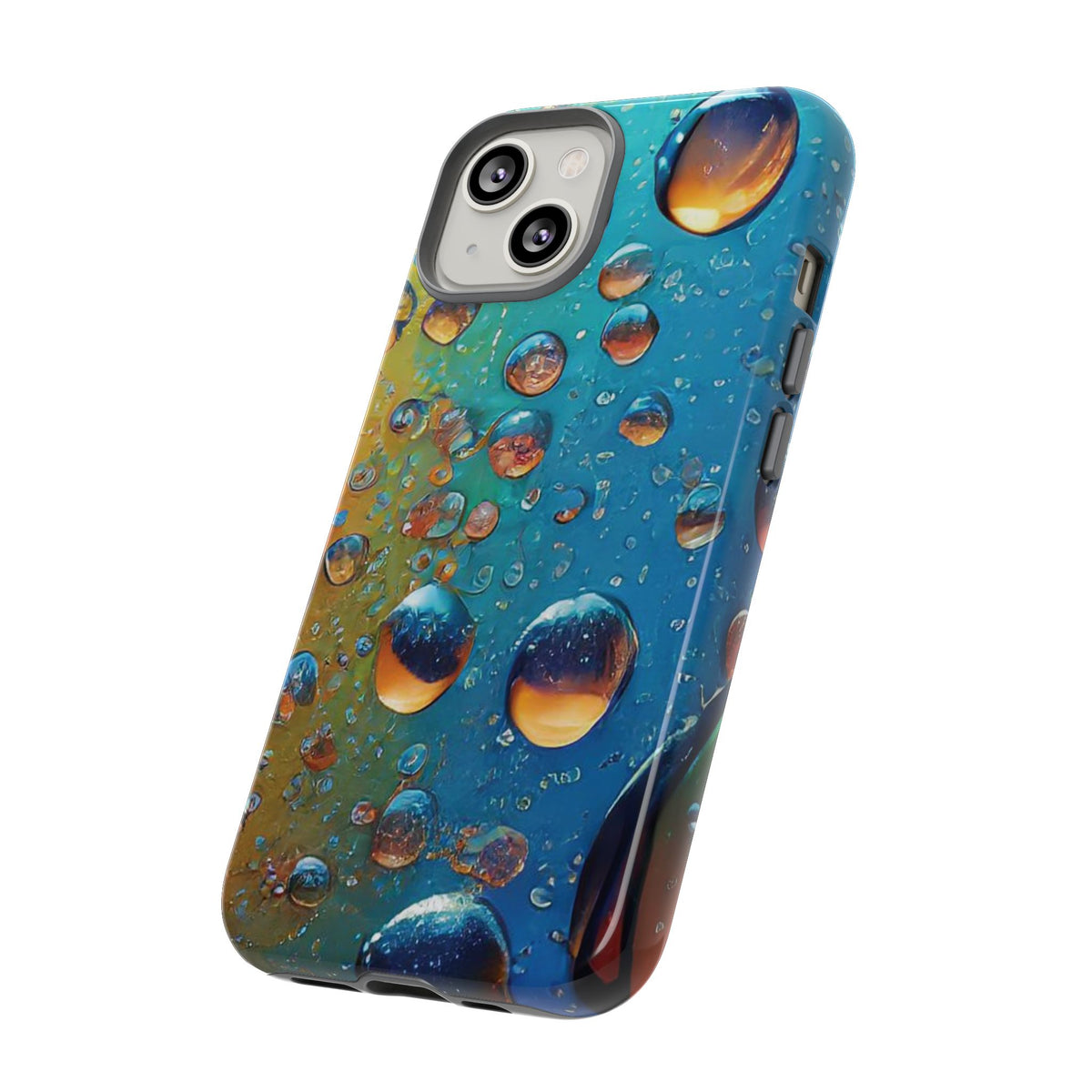 Colorful Water Droplets Tough Phone Case - Studio 653