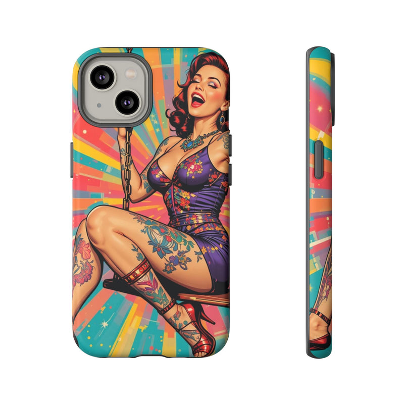 Bold Retro Pin-Up Tough Phone Case - Studio 653
