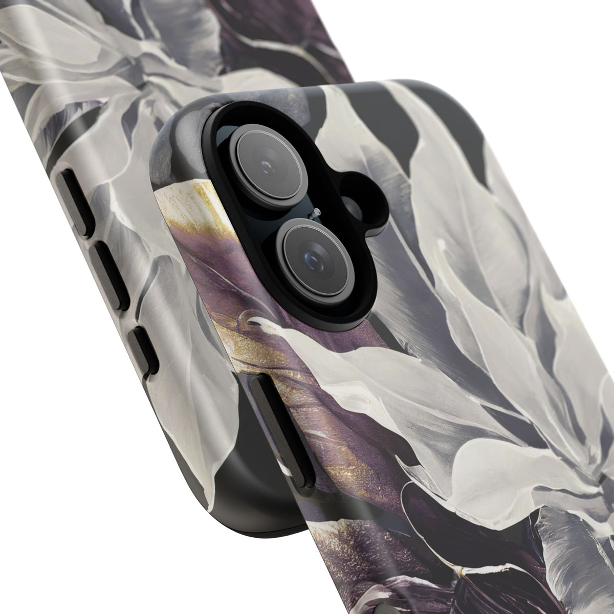 White & Plum Floral Tough Phone Case - Studio 653
