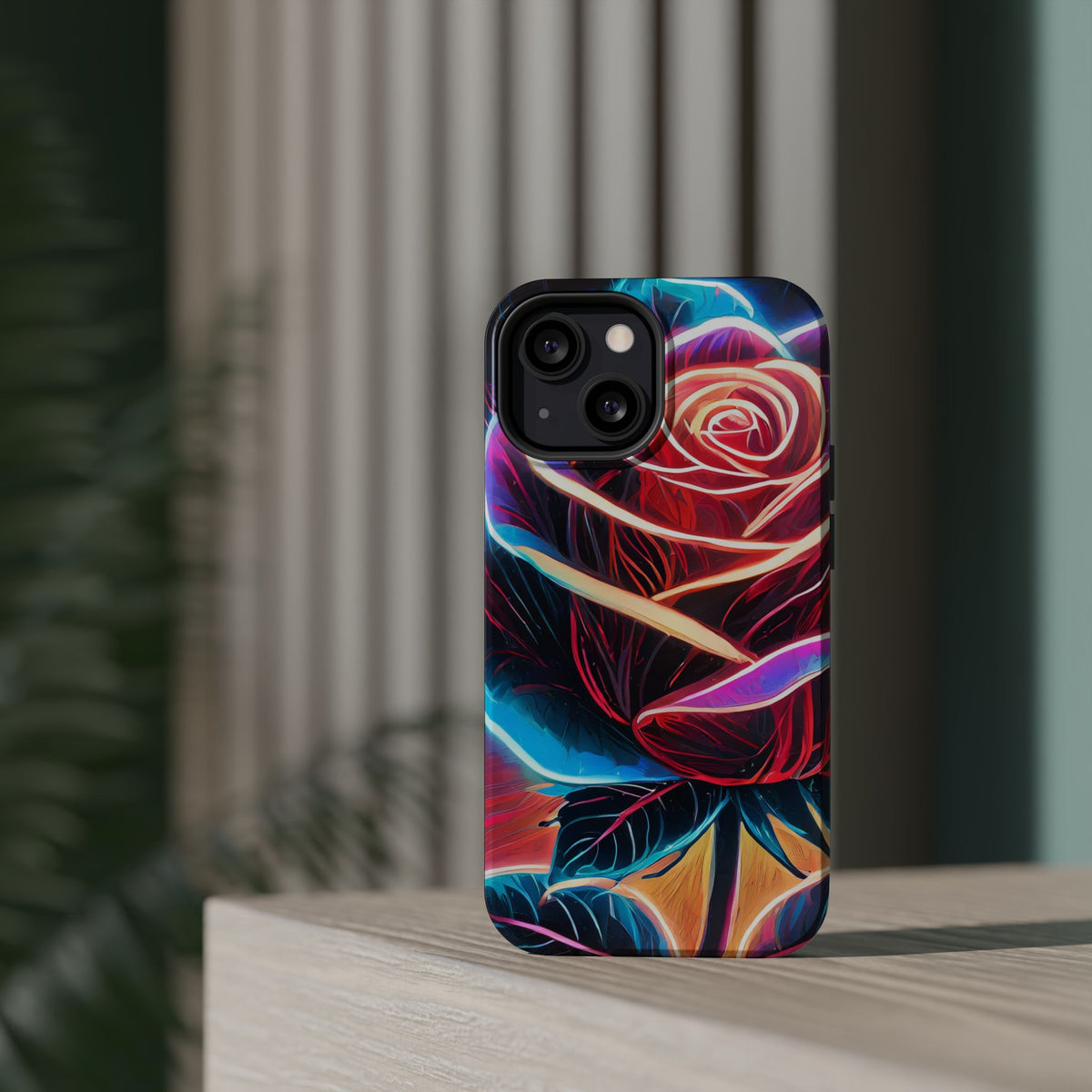 Neon Rose Magnetic Tough Phone Case - Studio 653