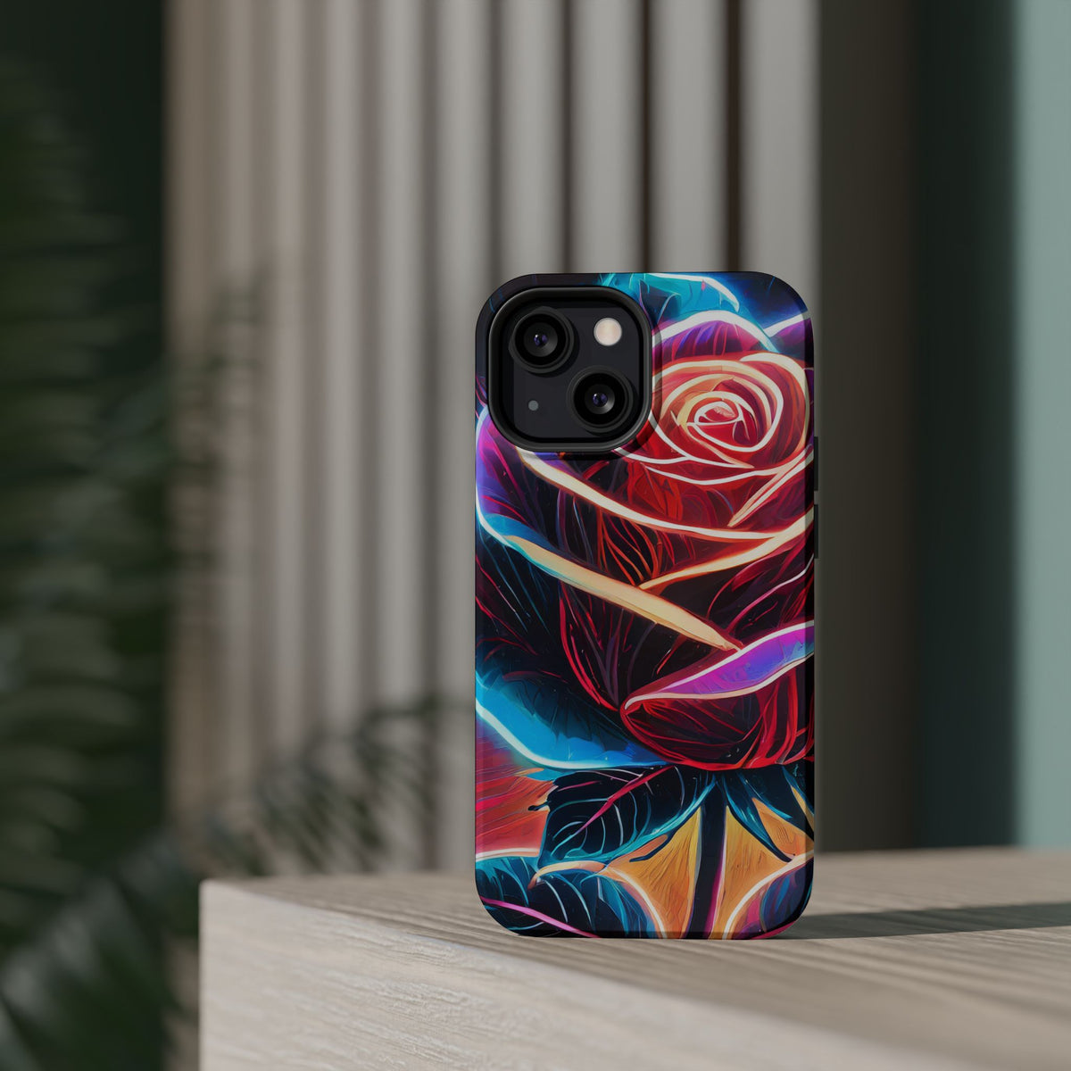Neon Rose Magnetic Tough Phone Case - Studio 653