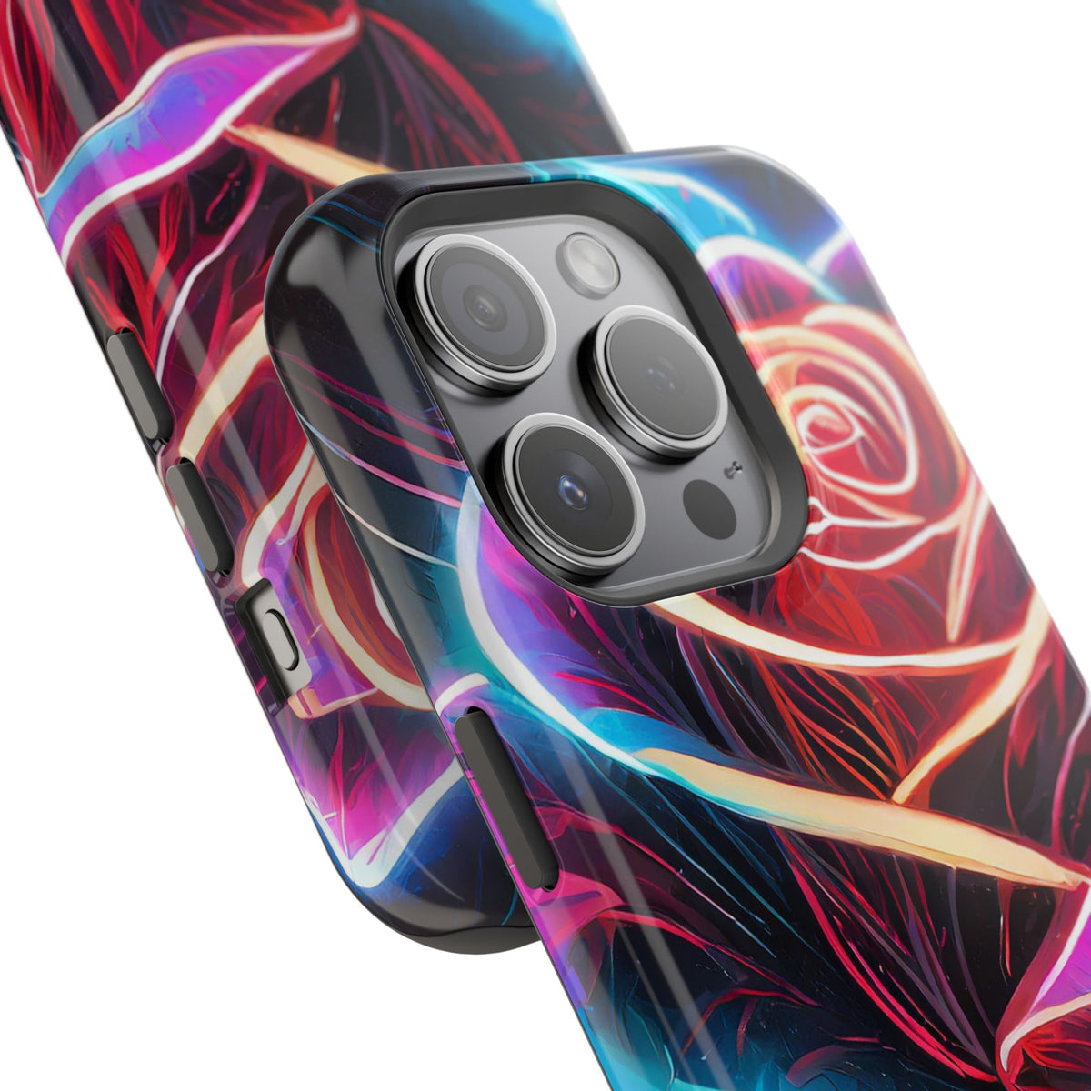 Neon Rose Magnetic Tough Phone Case - Studio 653