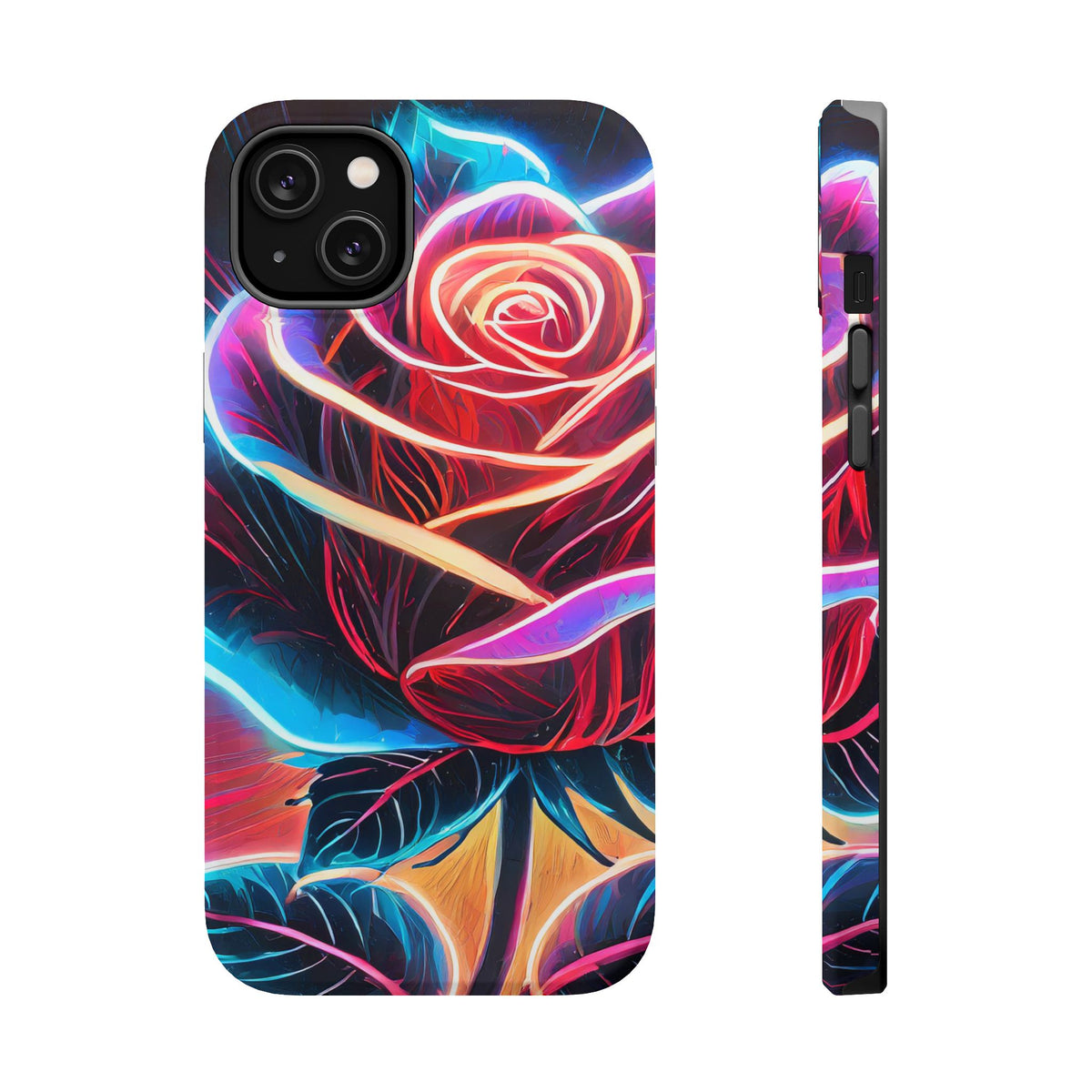 Neon Rose Magnetic Tough Phone Case - Studio 653