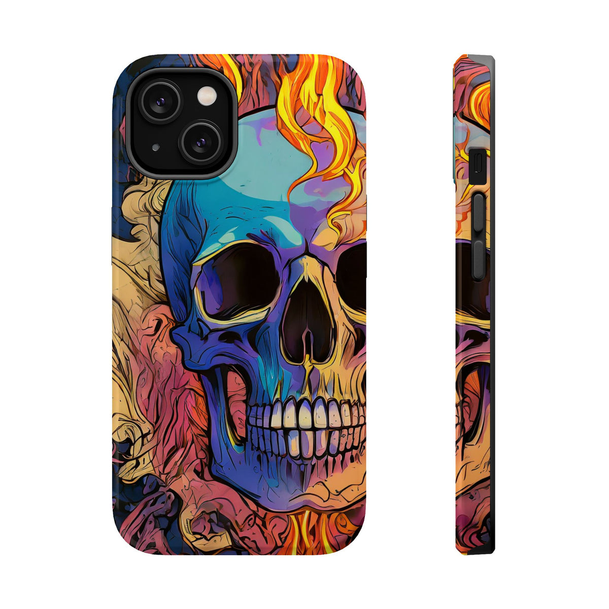 Edgy Skull Magnetic Tough Phone Case