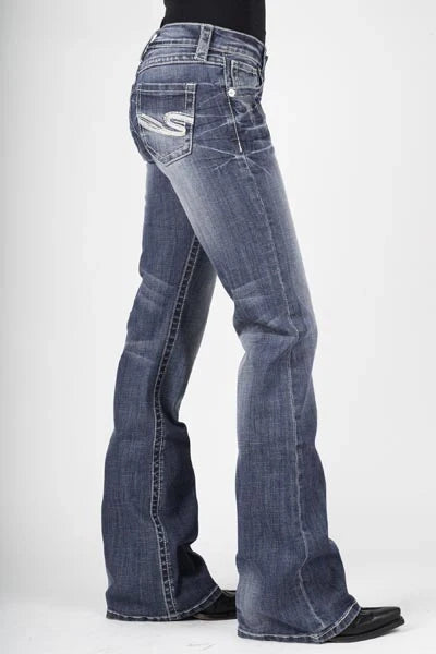 816 Classic Stretch Boot Cut (Light Wash) Jeans - Studio 653