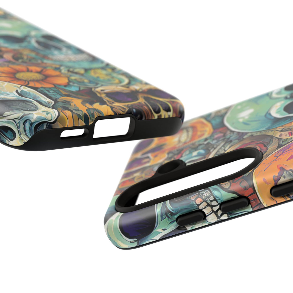 Artistic Skull Collage Tough Phone Case - Studio 653