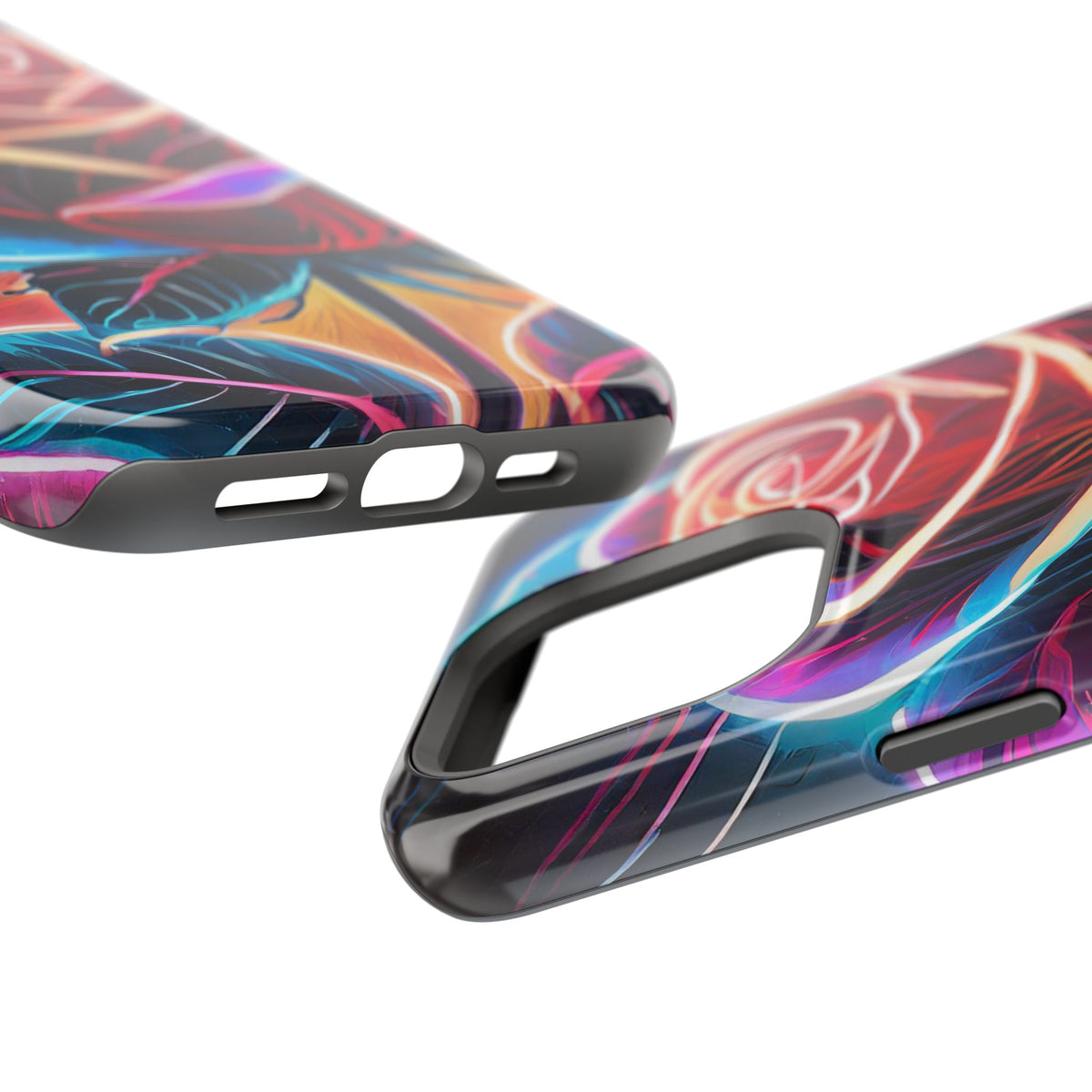 Neon Rose Magnetic Tough Phone Case - Studio 653