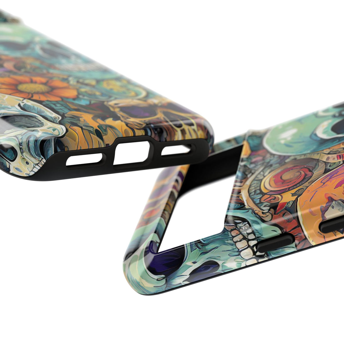 Artistic Skull Collage Tough Phone Case - Studio 653