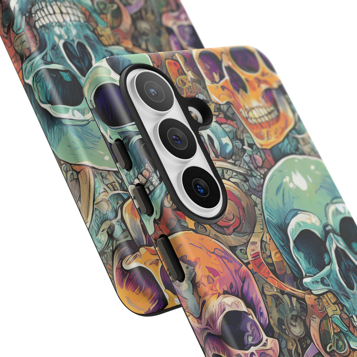 Artistic Skull Collage Tough Phone Case - Studio 653