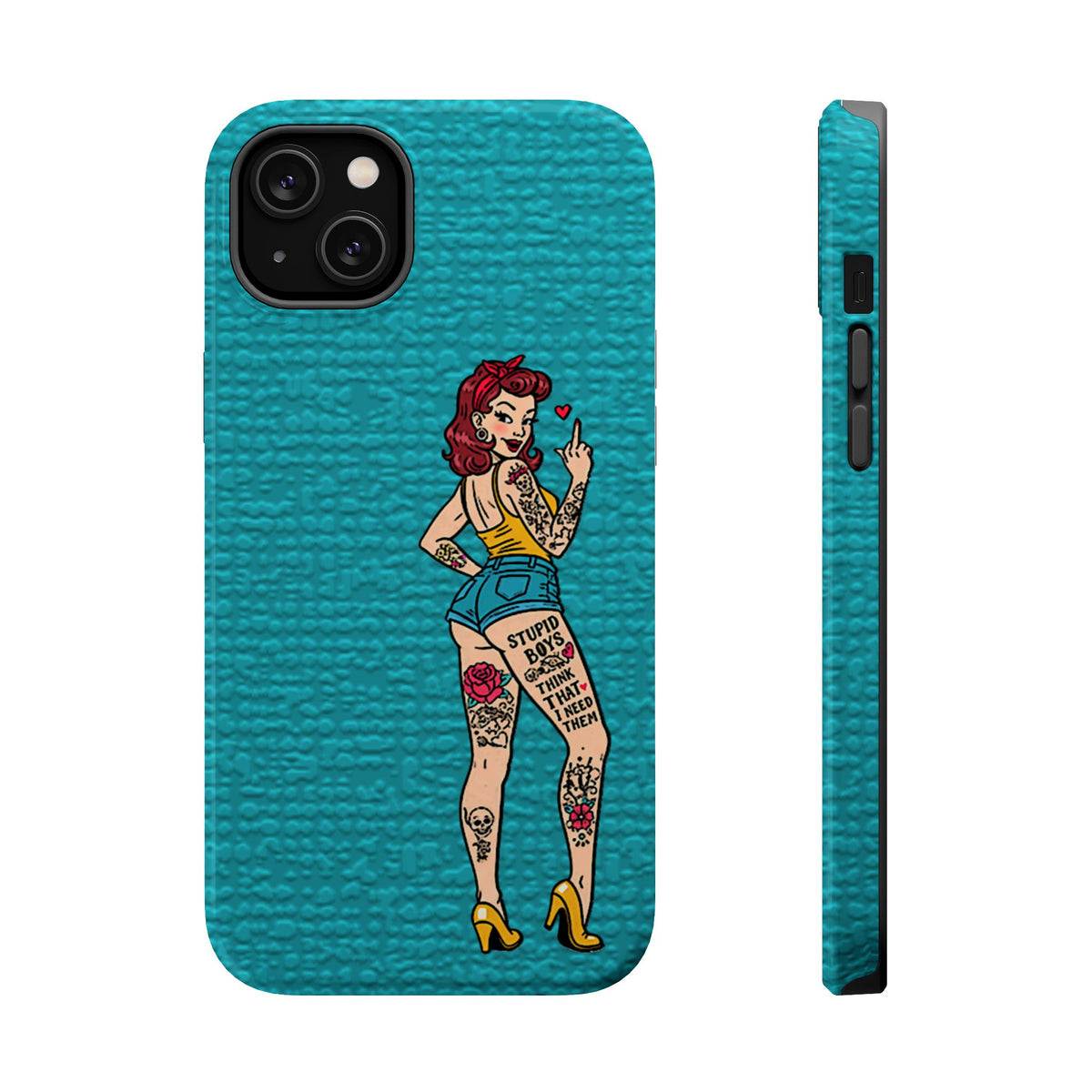Sassy Pin-Up Stupid Boys Magnetic Tough Phone Case - Studio 653