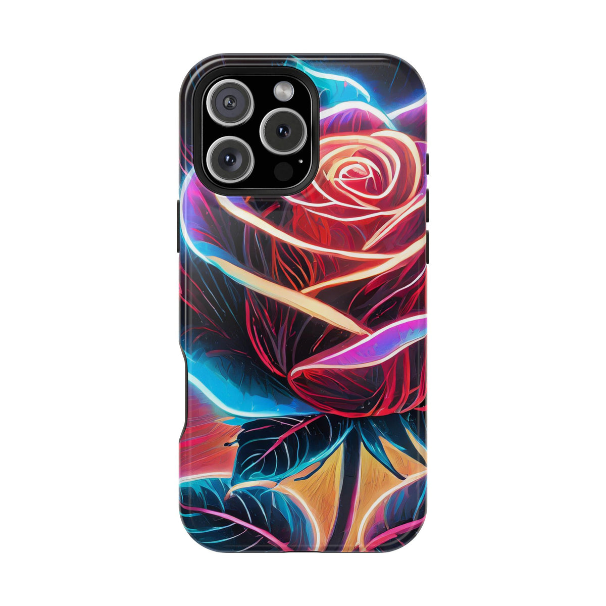 Neon Rose Magnetic Tough Phone Case - Studio 653