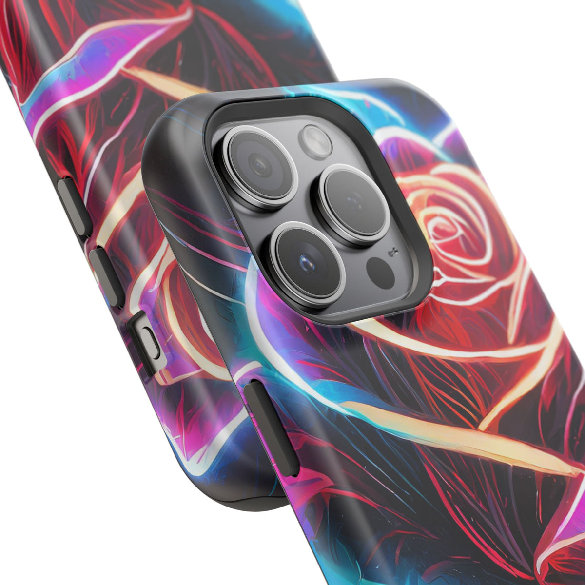 Neon Rose Magnetic Tough Phone Case - Studio 653