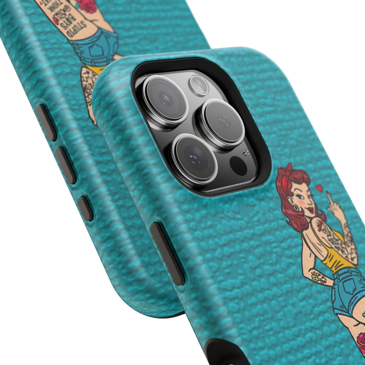 Sassy Pin-Up Stupid Boys Magnetic Tough Phone Case - Studio 653