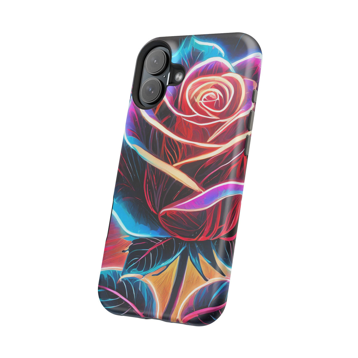 Neon Rose Magnetic Tough Phone Case - Studio 653