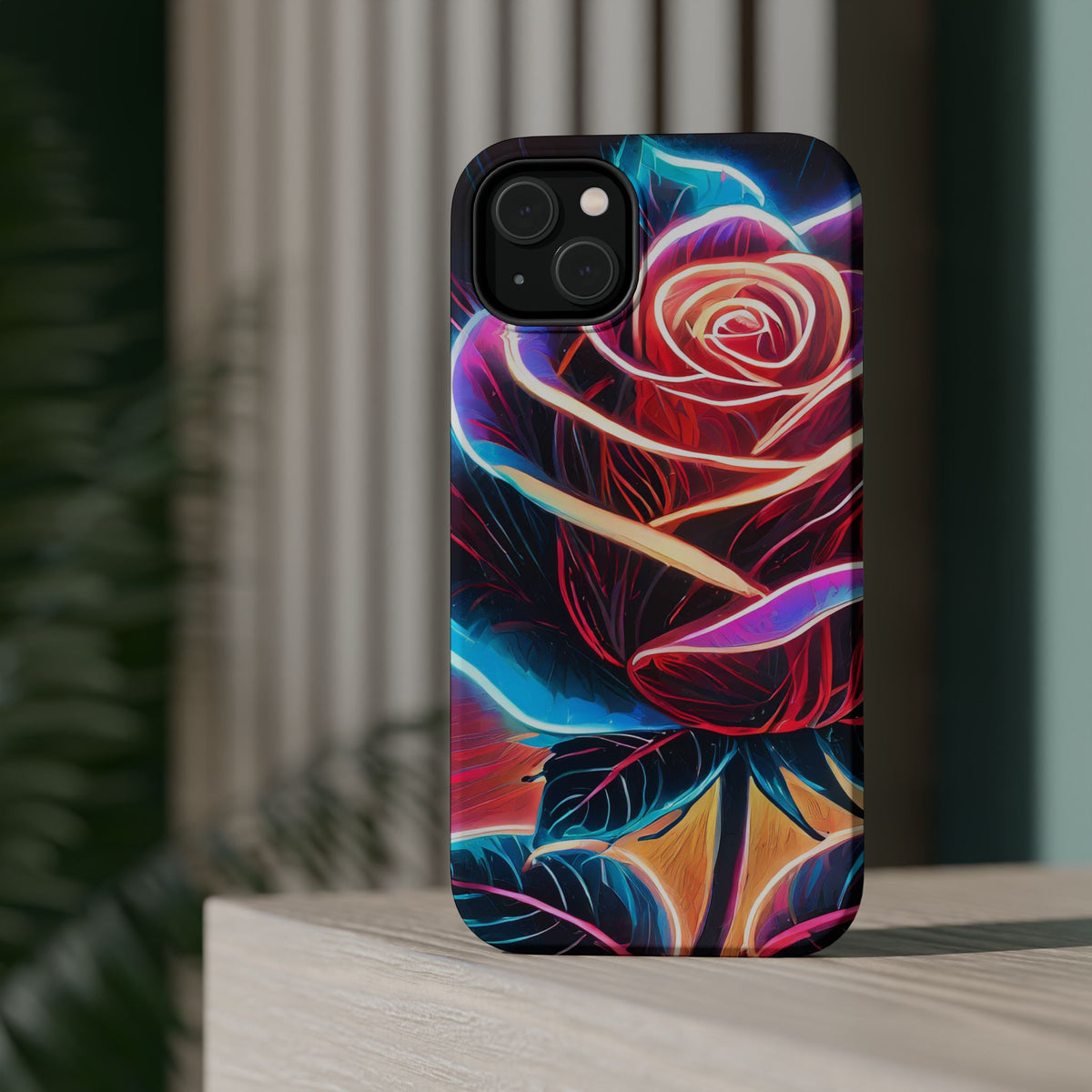 Neon Rose Magnetic Tough Phone Case - Studio 653