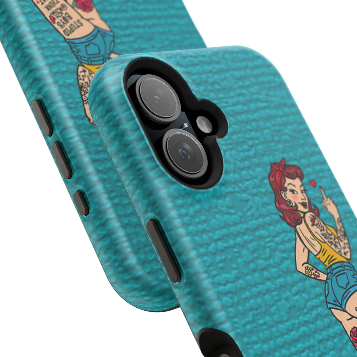 Sassy Pin-Up Stupid Boys Magnetic Tough Phone Case - Studio 653