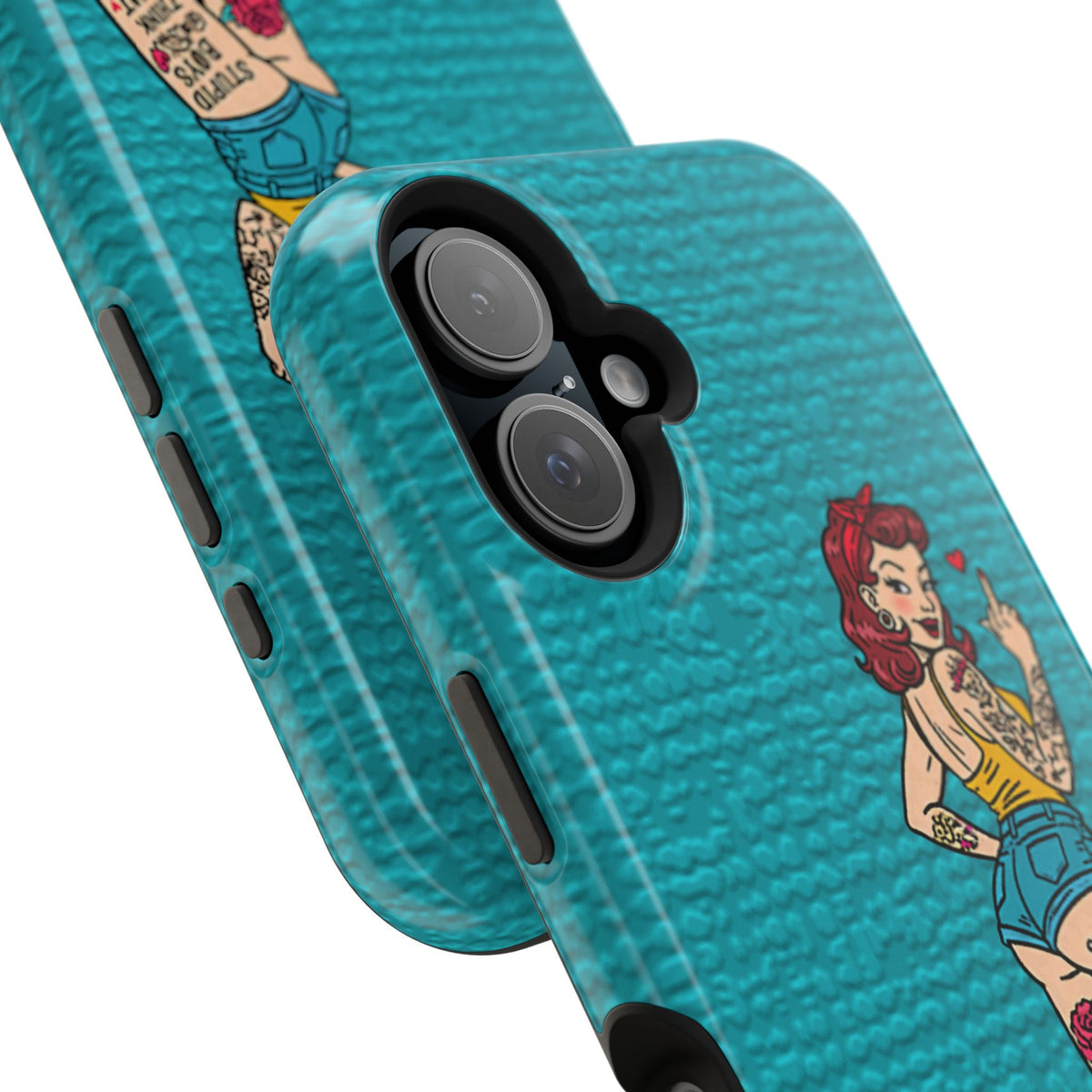 Sassy Pin-Up Stupid Boys Magnetic Tough Phone Case - Studio 653