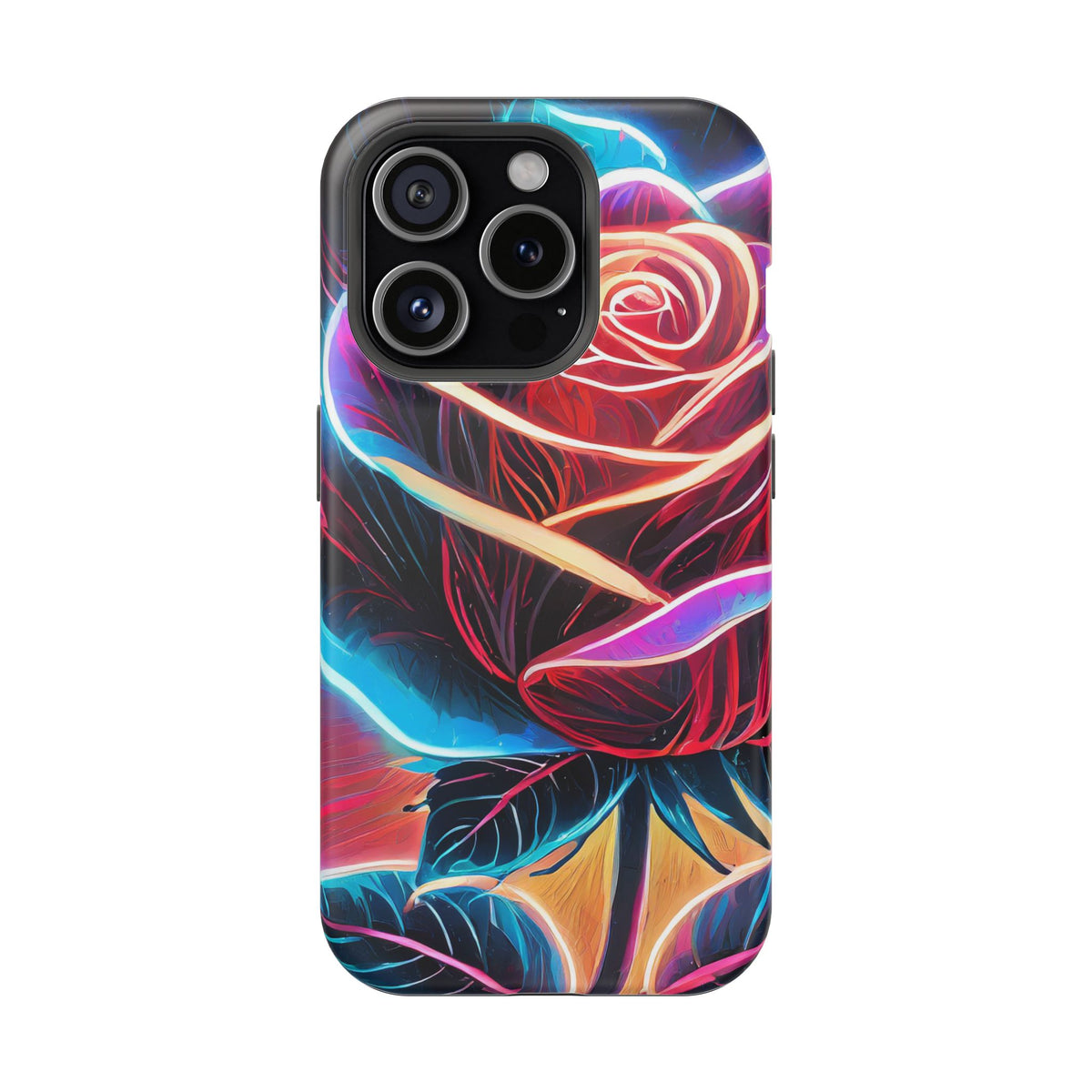 Neon Rose Magnetic Tough Phone Case - Studio 653