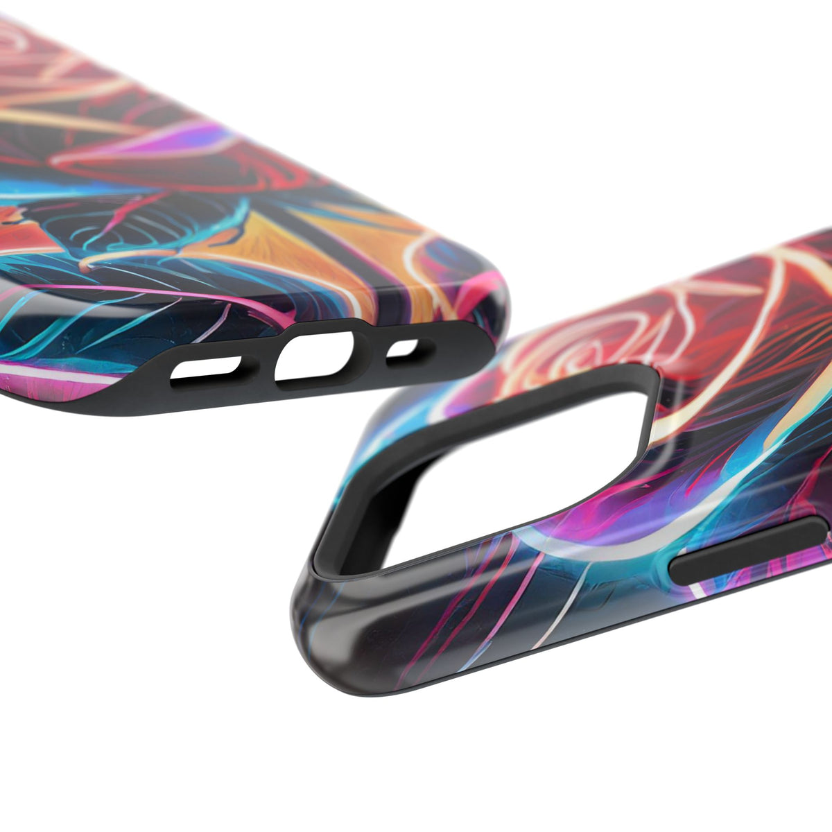 Neon Rose Magnetic Tough Phone Case - Studio 653
