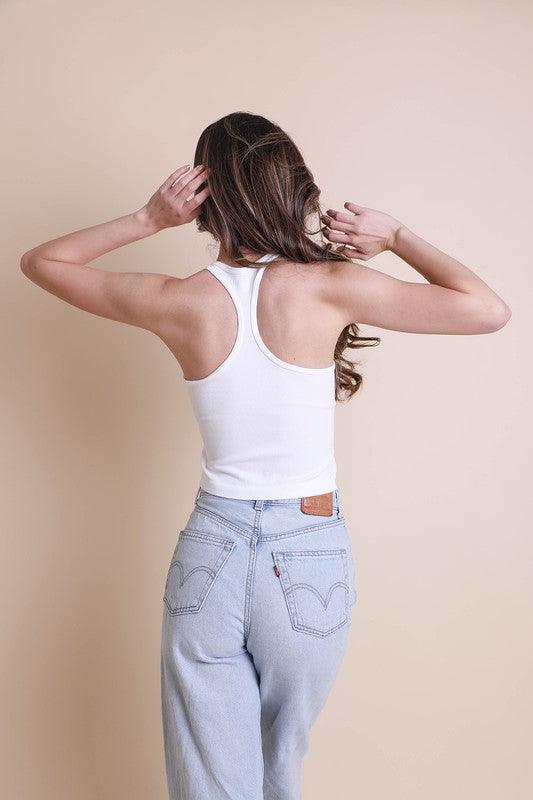 High Neck Racerback Brami Top - Studio 653