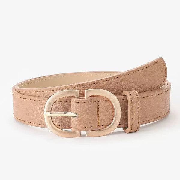 Vegan Leather D-Ring Belt - Studio 653