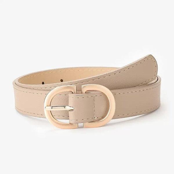 Vegan Leather D-Ring Belt - Studio 653