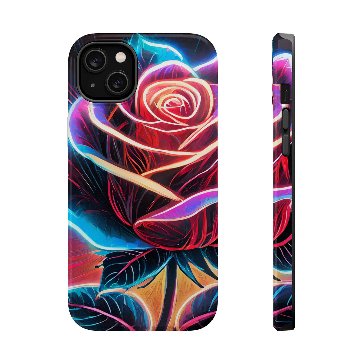 Neon Rose Magnetic Tough Phone Case - Studio 653