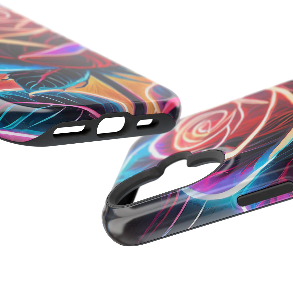 Neon Rose Magnetic Tough Phone Case - Studio 653