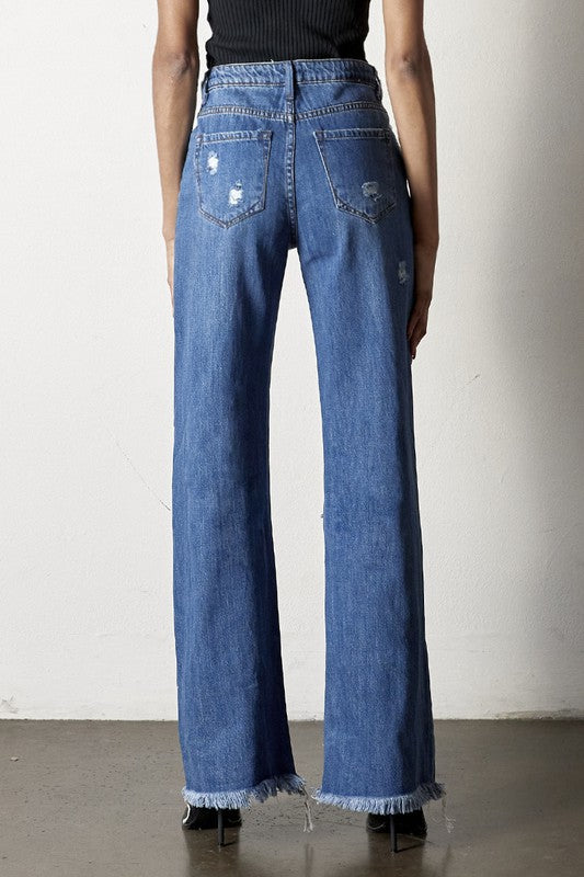 Insane Gene Distressed Boyfriend Jeans - Studio 653