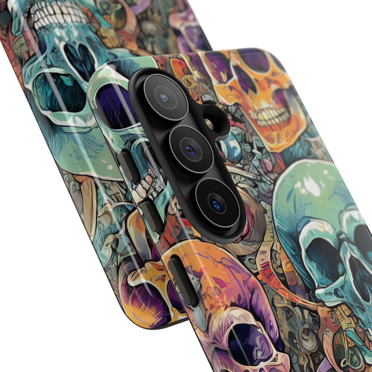 Artistic Skull Collage Tough Phone Case - Studio 653