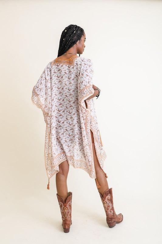 Ditsy Floral Paisley Kimono - Studio 653