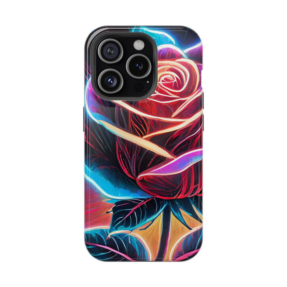 Neon Rose Magnetic Tough Phone Case - Studio 653